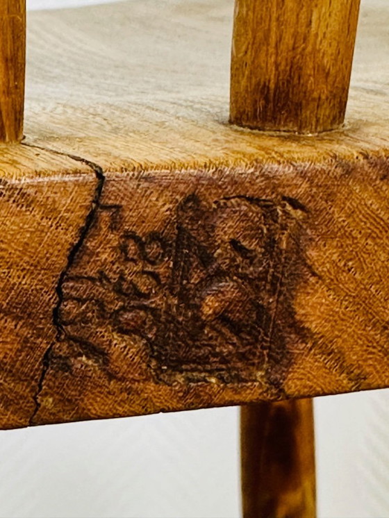 Image 1 of Sedia Windsor vintage in rovere e olmo, 1960