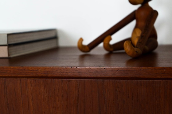 Image 1 of Modulaire wandkast van teakhout, Deens design, jaren 60, gemaakt in Denemarken.