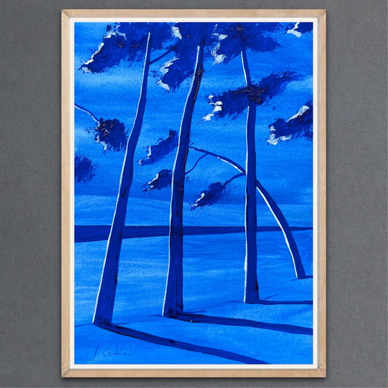 Image 1 of Gouache artist's sketch, 21x15cm
