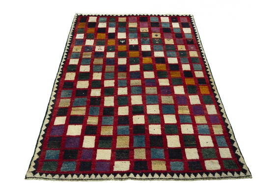Image 1 of Gabbeh noué à la main - Shiraz - Tapis d'Orient 189 x 127 cm