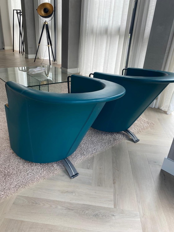 Twee B&B Italia Fauteuils uit de Jaren 80 – Leather (photo 3 of 5)