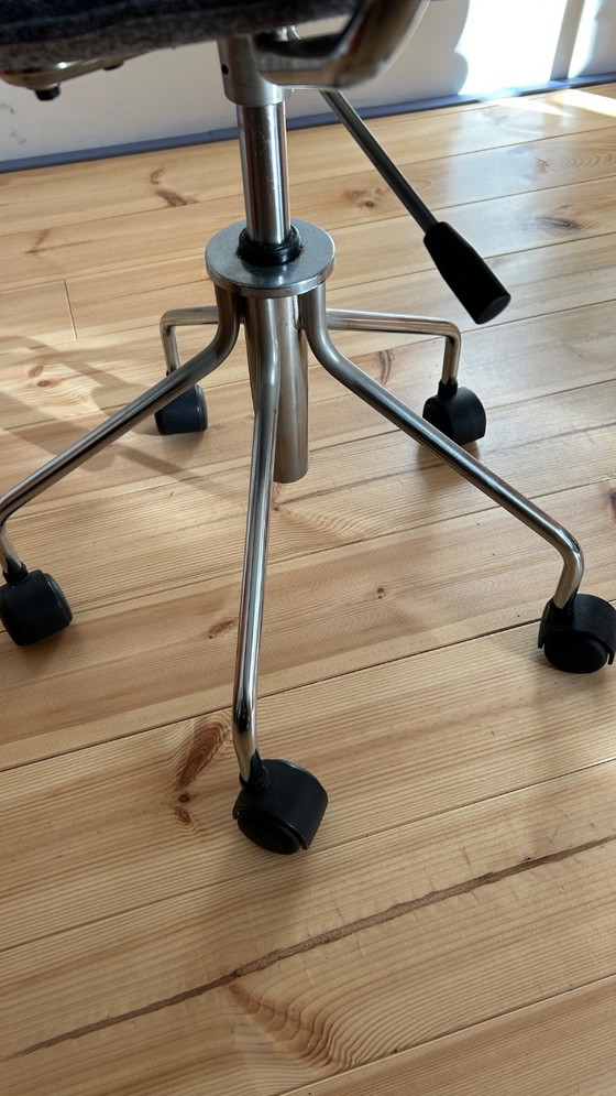 Office chair, Kartell Maui Soft NOMA, Textile, Metal, Grey, Modern (photo 5 of 7)
