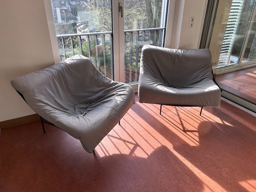 2 x Montis Butterfly Armchair - Gerard van den Berg - Butterfly chair (3107) - Metal, Textile