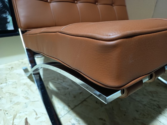 Image 1 of Sillones KNOLL Studio Barcelona (NUEVA Serie 2026) en piel natural (color coñac)