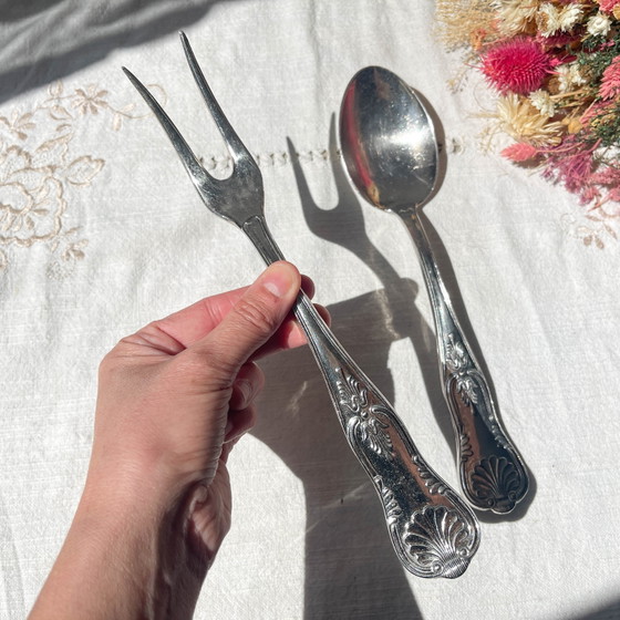 Utensili da portata vintage stile Rocaille – Accessori da tavola, Metal (photo 10 of 16)