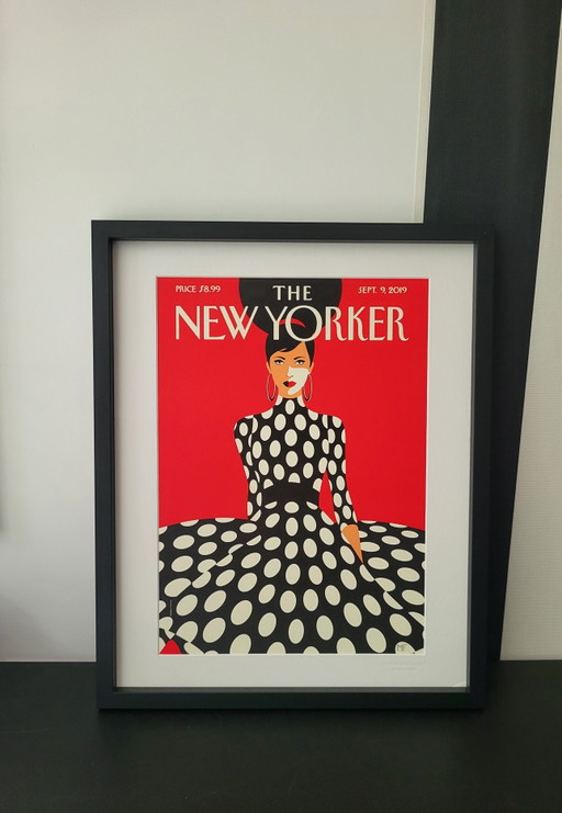 Der New Yorker veröffentlichte einen wunderschönen gerahmten Druck von Malika Favre.