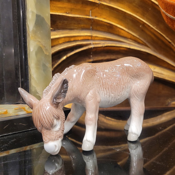 Image 1 of „Esel“-Figur, emailliertes Porzellan, Lladró, 20. Jahrhundert – Spanien