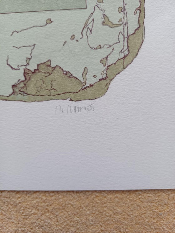 Image 1 of Reiner Schwarz, 'Myself as a Painting Monkey', Lithograph