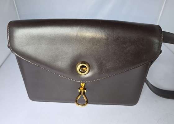 Vintage Gucci Tiger Eye Shoulder Bag Made In Italy – Leather (photo 10 of 15)