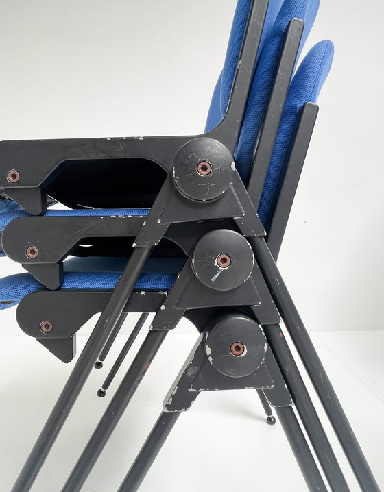 Image 1 of Satz von 7 Agora-Stühlen von Paulo Favaretto, 1960er Jahre