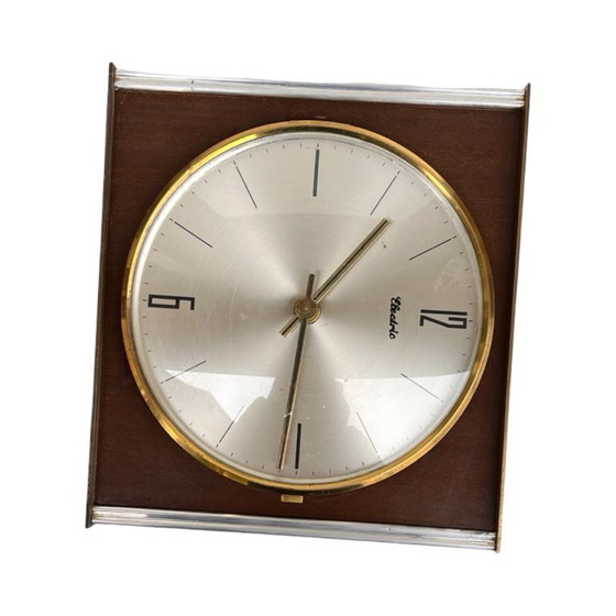 Image 1 of Blessing elektrische wandklok, Duitsland, jaren 60-70 – Mid-Century Modern-stijl