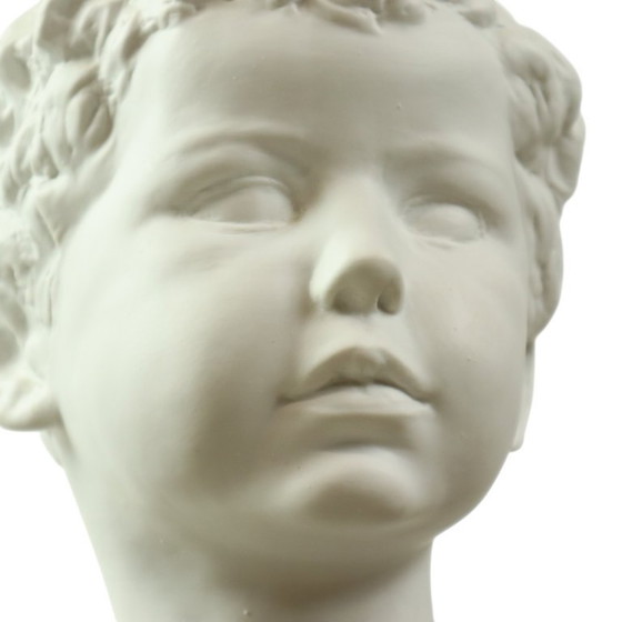 Image 1 of Biscuit Porcelain Bust Child