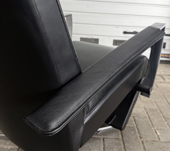 Image 1 of Jori Idaho Relax Armchair, Medium, Multi-Move, Black Leather, As Good As New