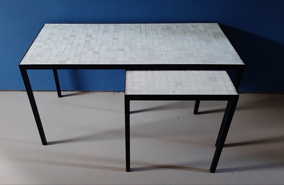 Floris Fiedeldij for Artimeta tables '60 Netherlands – Side tables, Metal, Glass (photo 8 of 10)