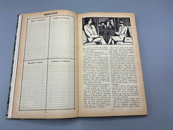 Album Planner PLM 1929 – Blank – Paris Lyon Méditerranée – Art Deco Illustrated – Coffee table books, Canvas (photo 6 of 6)