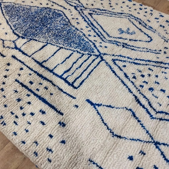 Image 1 of Beni Ouarain Teppich Luxus XXL – 100% Naturwolle, handgewebt (292×200 cm)