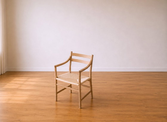 Image 1 of Juego de 6 sillas de comedor modelos CH46 y CH47 de Hans J. Wegner.