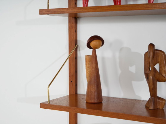Danish Modular Shelving System in Teak Veneer from the 1970s – Bookcases, Wood (photo 8 of 16)