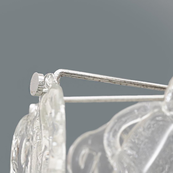 Image 1 of Kroonluchter "Ragnatela" met Murano glaselementen, 1970