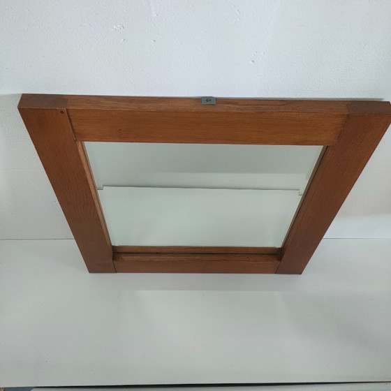 Image 1 of Miroir mural à facettes en chêne belge MTE Theuns (2 présents)