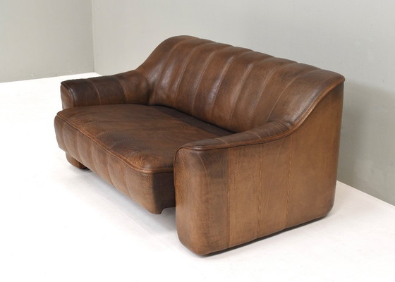 Image 1 of Canapé deux places De Sede DS44 en cuir de buffle - Suisse, années 1970