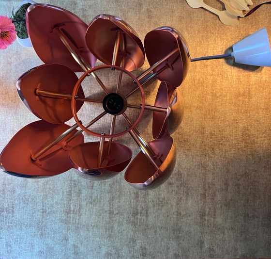 Image 1 of Lampada a sospensione in rame KASTOR, Fog & Mørup, design Jo Hammerborg, anni '60, metà del secolo