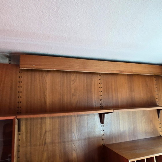 Poul Cadovius Cado Wall System, Teak Veneer, Vintage Danish Design, Wall cabinet, Wood, Brown (photo 8 of 33)