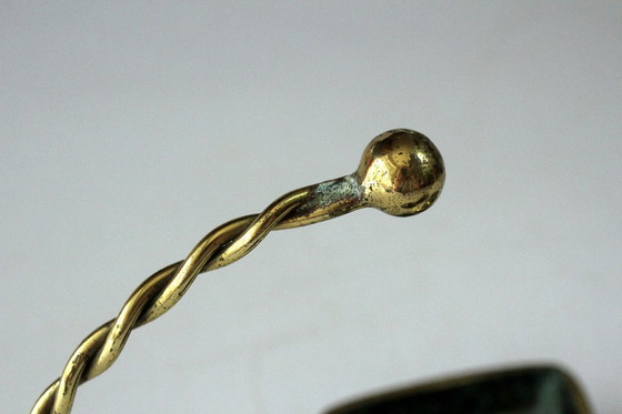 Image 1 of 1950s Stackable ashtray - Design by Carl Auböck - bronze/brass