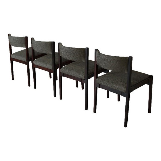 Image 1 of 4x sedie mod.102 di gianfranco frattini per cassina, italia, 1960