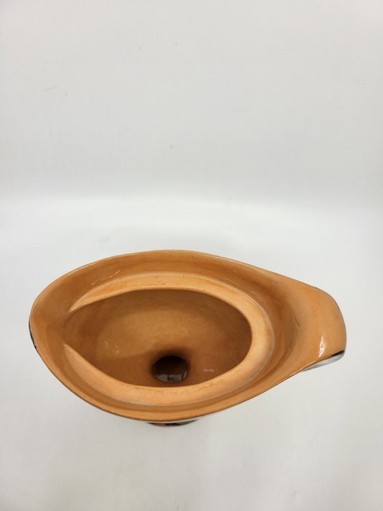 Ceramic Bowl by Gabrielle Mackiewicz, France, 1960, Black (photo 4 of 14)