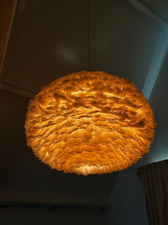 Image 1 of White feather pendant lamp