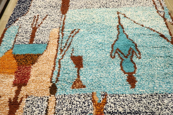 Image 1 of Berber carpet wool rug floor rug new 310 x 210 cm color rug carpet Berber runner large interior unique high pile original