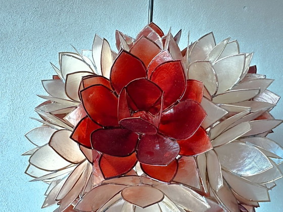 Image 1 of Vintage Capiz pendant lamp