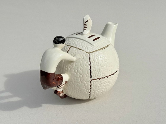 Carafe de Football en Céramique Art Déco – Allemagne, ca. 1930 – Vaisselle (photo 3 of 9)