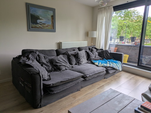 Großes, bequemes 3-Sitzer-Sofa - Dunkelgrau