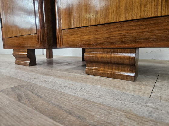 Paire de tables de nuit Art Decò en noyer, 1940 – Bois (photo 18 of 18)