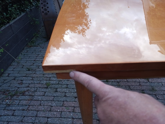 Image 1 of Baumann dining set table 6 chairs