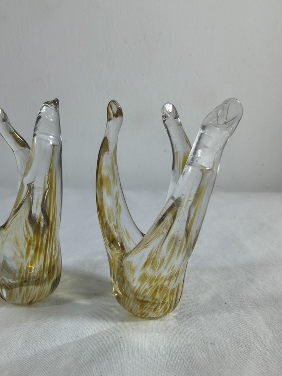 Image 1 of Paralumi in vetro soffiato a mano con attacco G4