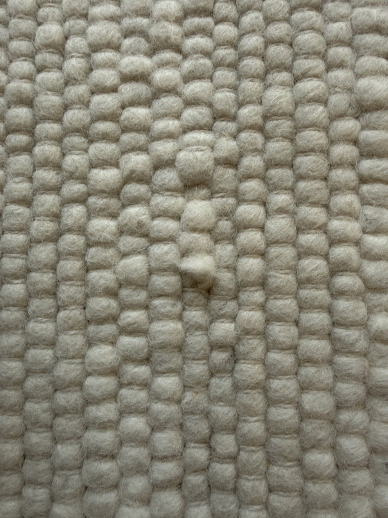 Image 1 of Tapis Classic Collection 100 % laine mérinos blanc 250 x 350 cm