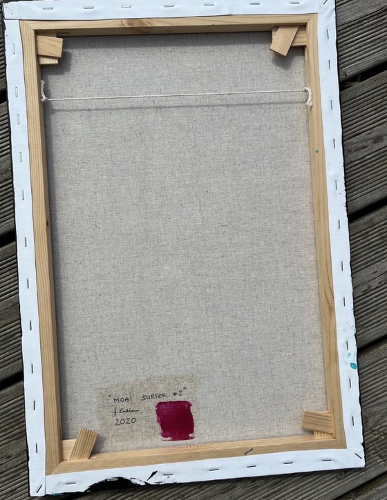 Image 1 of Acrylic on stretched canvas 55x38cm.