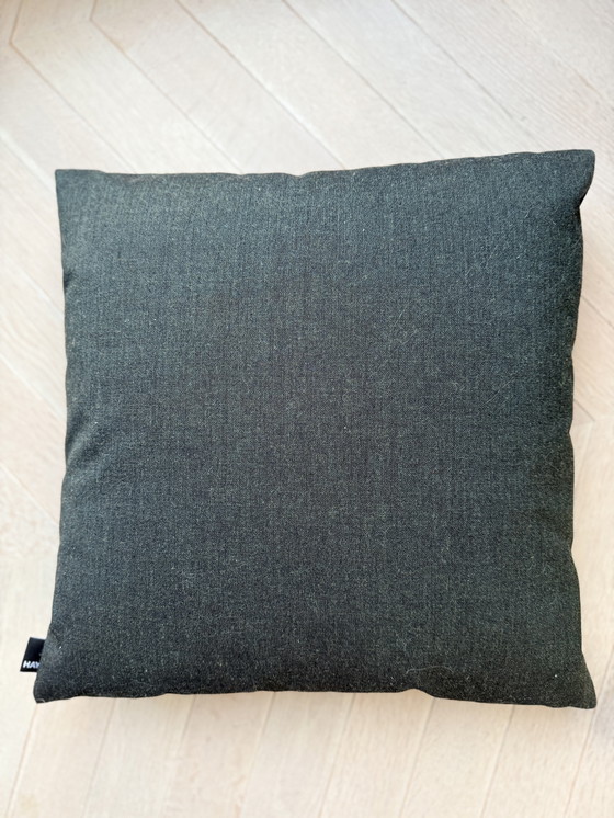 Image 1 of Heu, Donkergroen Fluweel Kussen