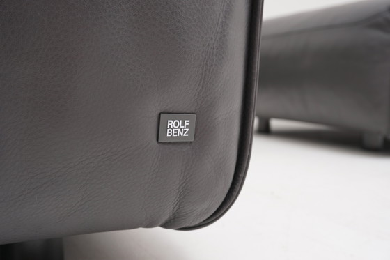 Image 1 of Rolf Benz Mio Pouf Ensemble Canapé Canapé d'angle Canapé d'angle en cuir