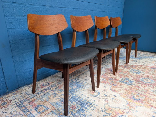 4x Midcentury chairs, 1960s