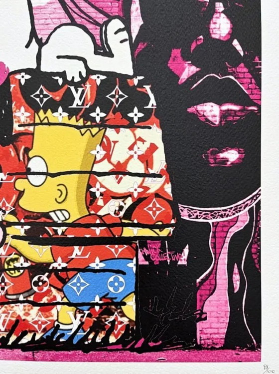Image 1 of Death NYC - Bart Simpson, Snoopy et Charlie Brown - Édition limitée avec certificat