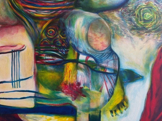 Image 1 of Litografia “Qualcuno lassù” di Teruyo Sato