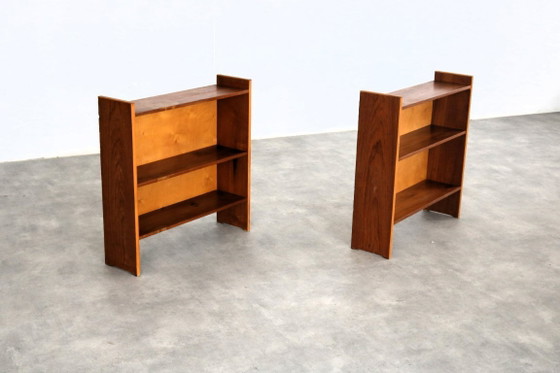 Image 1 of 2x vintage bookcases | cabinets | teak | 1960s