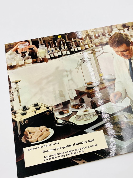 Image 1 of Set di 7 foto in cartone "ricerca per vivere meglio"