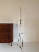 Lampadaire cocon vintage 'Lugano', H. Klingele, Artimeta '60