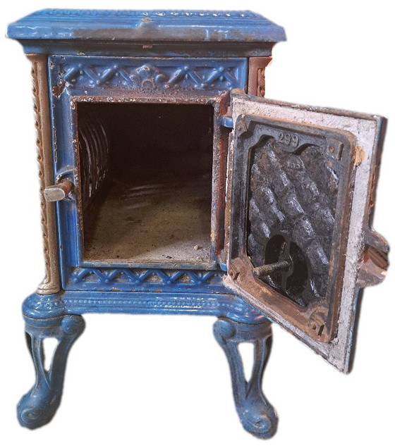 Estufa decorativa antigua Godin Chauffette n.º 299, 57x33x51cm – Objetos decorativos, Cast Iron (photo 7 of 7)