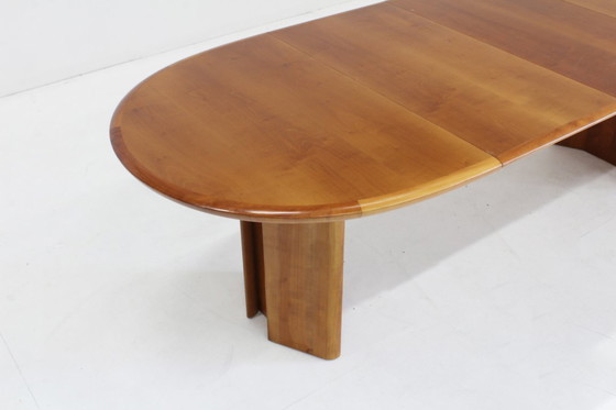 Image 1 of Tavolo da pranzo allungabile ovale di grandi dimensioni, stile vintage danese.